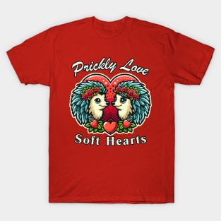 Prickly Love, Soft Hearts T-Shirt